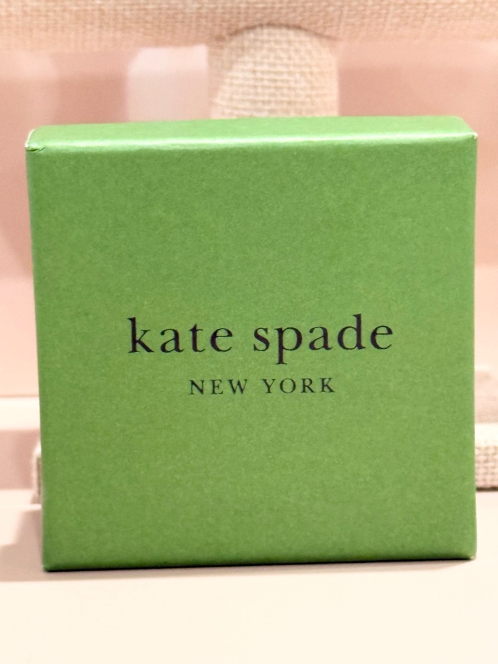 Kate Spade Pink Gold-Tone Color Cubic Zirconia Stud Earrings - Picture 4 of 4